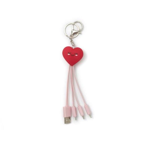 Link Up - Multiple Charging Cable - Heart