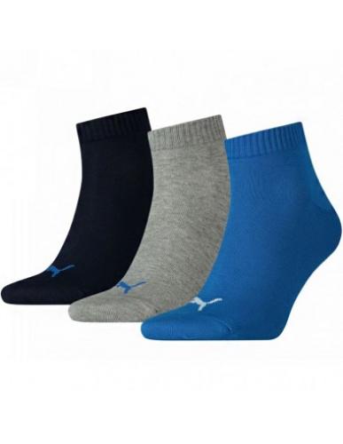 Puma Unisex Quarter Plain Socks 3 pairs 271080001 277