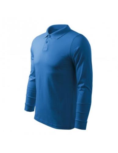 Malfini Single J polo shirt LS M MLI21114 azure
