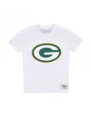 Mitchell Ness NFL Team Logo Tee Green Bay Pacers M BMTRINTL1053GBPWHIT