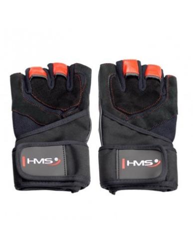Black Red HMS RST01 rS gym gloves