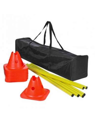 Select cones and poles set 12 cones and 6 poles T2617262