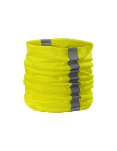 Unisex scarf HV Twister Malfini MLI3V897 fluorescent yellow