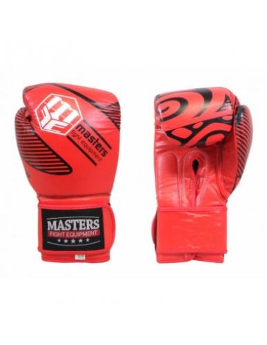 Masters RbtRed leather boxing gloves 14 oz 0180602214