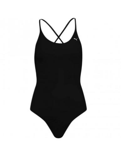 Puma Swim VNeck black swimsuit W 935086 03