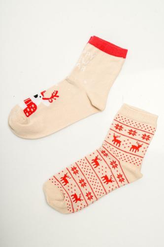 Σετ με 2 ζεύγη χριστουγεννιάτικες κάλτσες (MULTI)
