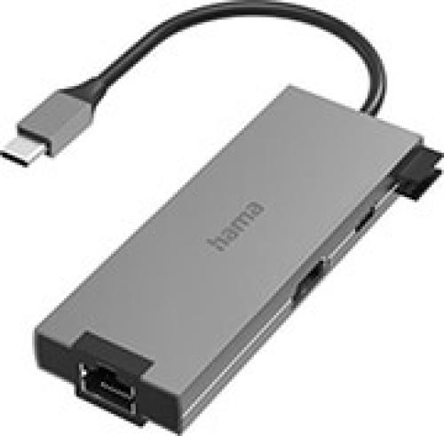 HAMA 200109 USB-C HUB MULTIPORT 5 PORTS 2 X USB-A USB-C HDMI LAN/ETHERNET