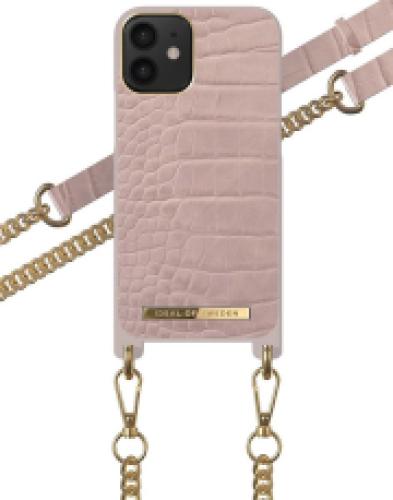 IDEAL OF SWEDEN NECKLACE FOR IPHONE 12 MINI MISTY ROSE CROCO