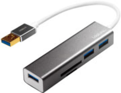 LOGILINK UA0306 USB 3.0 HUB 3-PORT WITH CARD READER