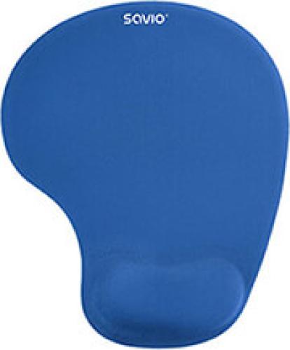 SAVIO MP-01BL GEL MOUSE PAD WITH WRIST SUPPORT