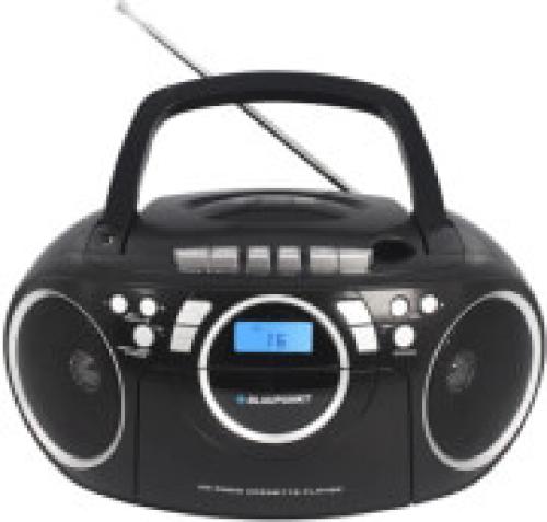 BLAUPUNKT BB16BK CC/CD/MP3/USB BOOMBOX WITH PLL FM RADIO BLACK
