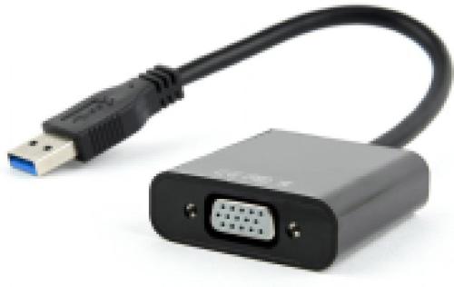 CABLEXPERT AB-U3M-VGAF-01 USB3 TO VGA VIDEO ADAPTER BLACK BLISTER