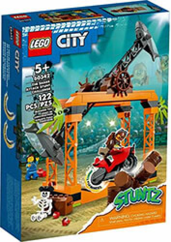 LEGO CITY 60342 THE SHARK ATTACK STUNT CHALLENGE