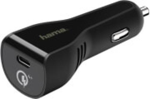 HAMA 178274 QUALCOMM QUICK CHARGE 4+ CAR CHARGER BLACK