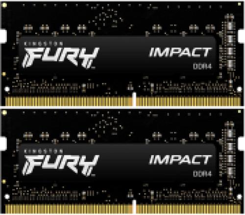 RAM KINGSTON KF432S20IBK2/16 FURY IMPACT 16GB (2X8GB) SO-DIMM DDR4 3200MHZ DUAL KIT