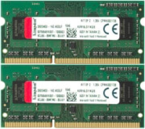 RAM KINGSTON KVR16LS11K2/8 VALUE RAM 8GB (2X4GB) SO-DIMM DDR3L DUAL KIT