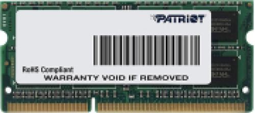 RAM PATRIOT PSD34G1600L2S SIGNATURE LINE FOR ULTRABOOK 4GB SO-DIMM DDR3 1600MHZ