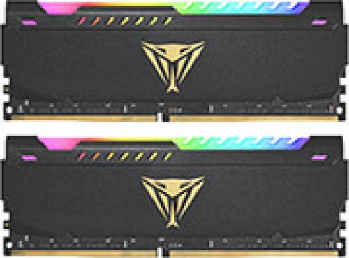 RAM PATRIOT PVSR416G320C6K VIPER STEEL RGB BLACK 16GB (2X8GB) 3200MHZ CL16 DUAL KIT