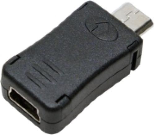 LOGILINK AU0010 USB 2.0 ADAPTER MINI USB FEMALE TO MICRO USB MALE BLACK