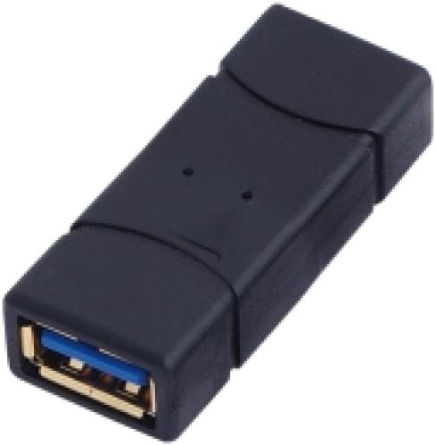 LOGILINK AU0026 USB 3.0 ADAPTER AF/AF GOLD PLATED BLACK