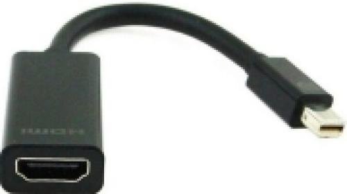 CABLEXPERT A-MDPM-HDMIF-02 MINI DISPLAYPORT TO HDMI ADAPTER CABLE BLACK
