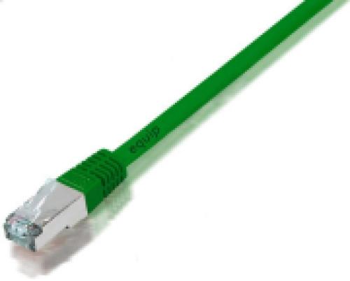 EQUIP 605548 PATCHCABLE C6 S/FTP HF GREEN 15M