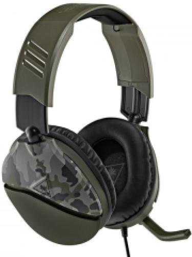 TURTLE BEACH RECON 70 CAMO GREEN OVER-EAR STEREO GAMING HEADSET TBS-6455-02