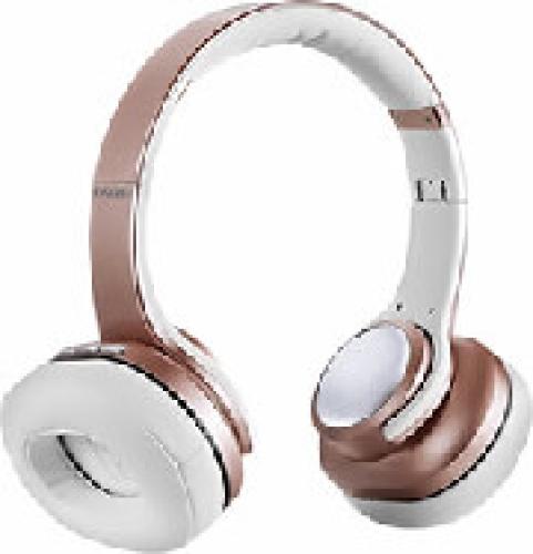 EVOLVEO SUPREMESOUND 8EQ BLUETOOTH HEADPHONES WITH SPEAKERS AND EQUALIZER 2IN1 ROSE-GOLD