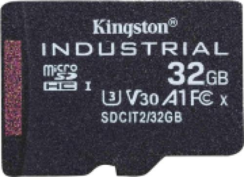 KINGSTON SDCIT2/32GBSP 32GB INDUSTRIAL MICRO SDHC UHS-I CLASS 10 U3 V30 A1
