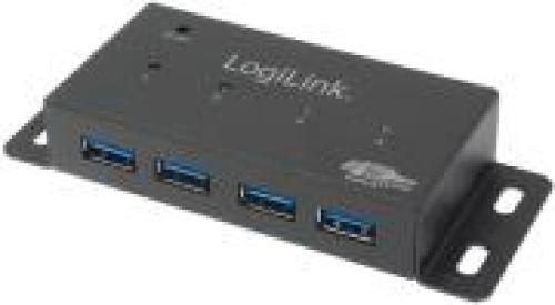 LOGILINK UA0149 USB 3.0 4-PORT HUB METAL WITH 3.5A POWER SUPPLY