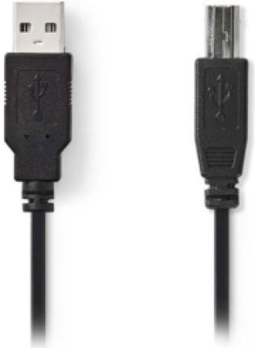 NEDIS CCGT60100BK20 USB 2.0 CABLE A MALE - USB-B MALE 2M BLACK
