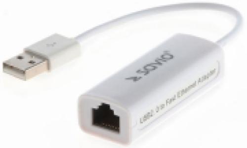 SAVIO CL-24 USB 2.0 (M) - FAST ETHERNET (RJ45) ADAPTER