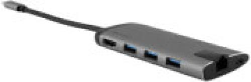 VERBATIM 49142 USB-C MULTI PORT HUB USB-C 3.1 GEN 1 / 3X USB 3.0 / HDMI 4K / RJ-45 / SD/MICRO SD