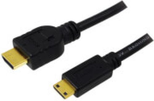 LOGILINK CH0023 HDMI TO MINI HDMI HIGH SPEED WITH ETHERNET V1.4 CABLE 2M BLACK
