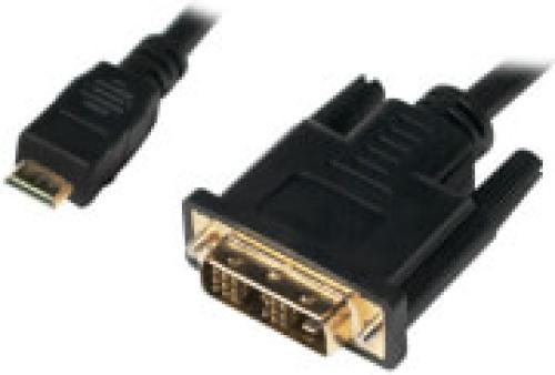 LOGILINK CHM004 MINI HDMI TO DVI-D CABLE M/M 2.0M BLACK