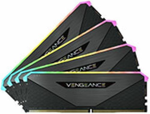 RAM CORSAIR CMN128GX4M4Z3200C16 VENGEANCE RGB RT BLACK 128GB (4X32GB) DDR4 3200MHZ QUAD KIT