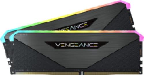 RAM CORSAIR CMN32GX4M2Z3600C18 VENGEANCE RGB RT BLACK 32GB (2X16GB) DDR4 3600MHZ DUAL KIT