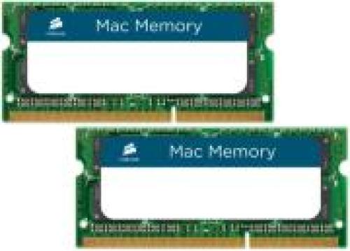 RAM CORSAIR CMSA8GX3M2A1066C7 MAC MEMORY SO-DIMM 8GB (2X4GB) 1066MHZ PC3-8500 DUAL CHANNEL KIT