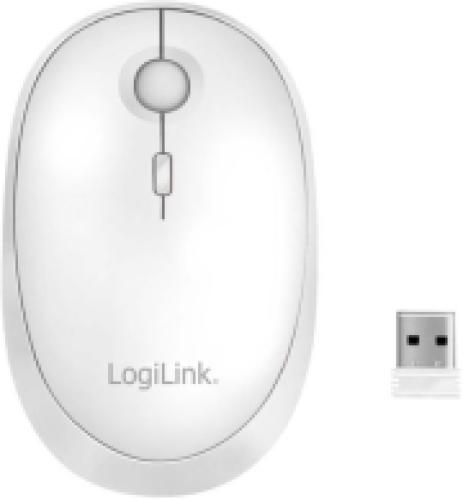 LOGILINK ID0205 WIRELESS & BLUETOOTH DUAL MODE MOUSE 2.4GHZ 1000/1600DPI WHITE