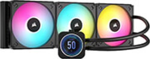 CORSAIR CW-9060076-WW ICUE H170I ELITE RGB LCD XT DISPLAY CPU LIQUID COOLER 420MM