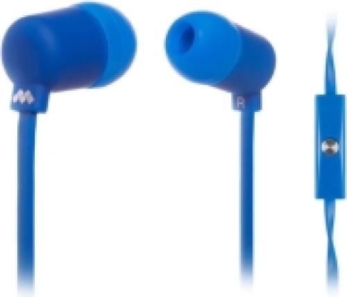 MELICONI 497445 MYSOUND SPEAK FLUO IN-EAR HEADPHONES WITH MICROPHONE BLUE
