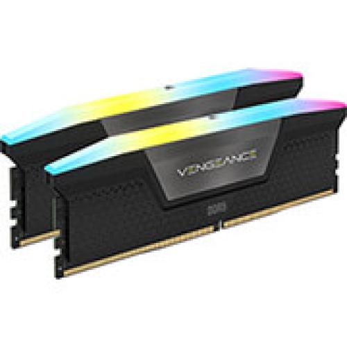 RAM CORSAIR CMH48GX5M2B5200C38 VENGEANCE RGB BLACK 48GB (2X24GB) DDR5 5200MT/S CL38 DUAL KIT