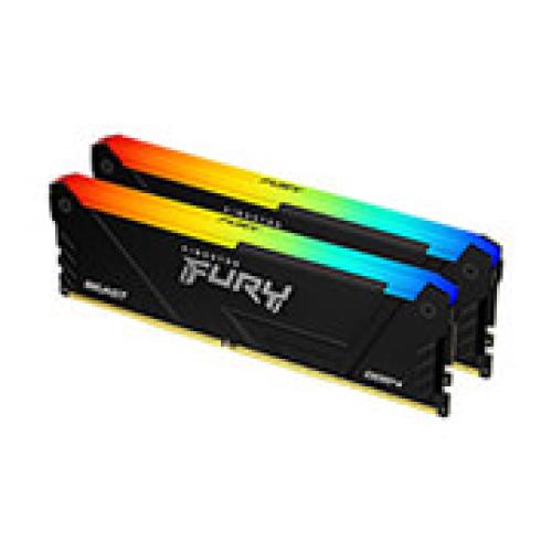 RAM KINGSTON KF426C16BB12AK2/32 FURY BEAST RGB 32GB (2X16GB) DDR4 2666MT/S CL16 DUAL KIT