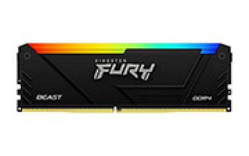 RAM KINGSTON KF432C16BB2A/16 FURY BEAST RGB 16GB DDR4 3200MT/S CL16
