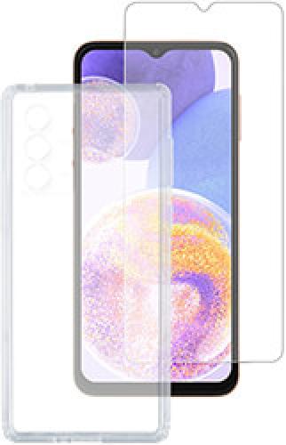 4SMARTS 360° STARTER SET WITH X-PRO CLEAR GLASS AND CLEAR CASE FOR SAMSUNG GALAXY A23 / A23 5G