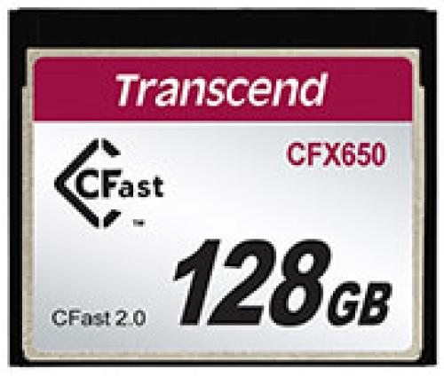 TRANSCEND TS128GCFX650 CFX650 128GB CFAST 2.0 COMPACT FLASH MLC NAND