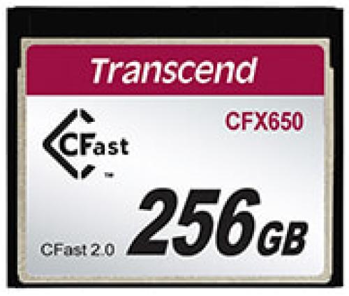 TRANSCEND TS256GCFX650 CFX650 256GB CFAST 2.0 COMPACT FLASH MLC NAND