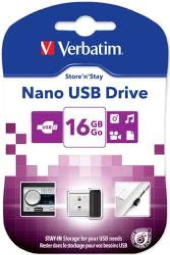 VERBATIM 97464 NANO 16GB USB2.0 DRIVE