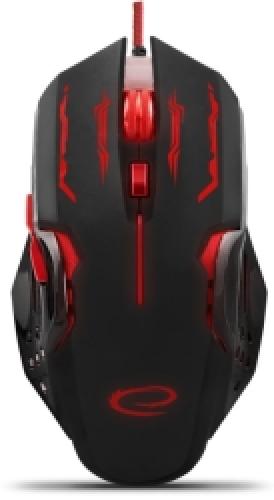 ESPERANZA EGM403R WIRED MOUSE FOR GAMERS 6D OPTICAL USB MX403 APACHE RED