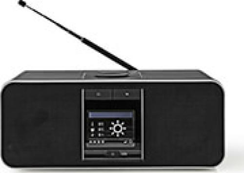 NEDIS RDIN5005BK INTERNET RADIO 42 W DAB+ FM BLUETOOTH REMOTE CONTROL BLACK/SILVER